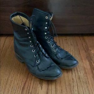 Laredo women’s leather boots vintage S7.5